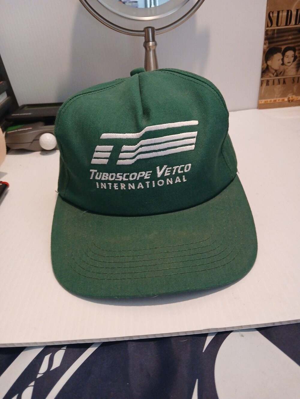 K Products Tuboscope Vetco International Snapback Hat Green Trucker Cap